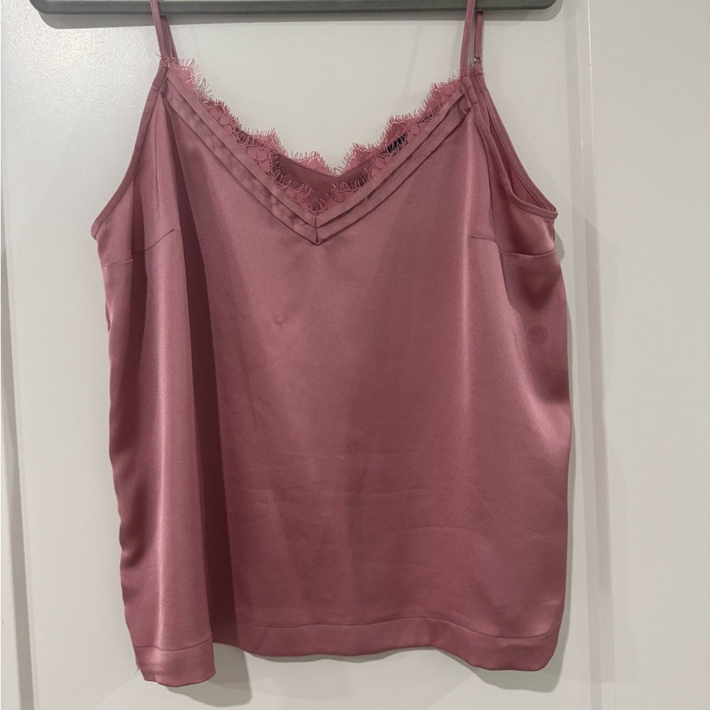 Abercrombie Satin Lace Tank